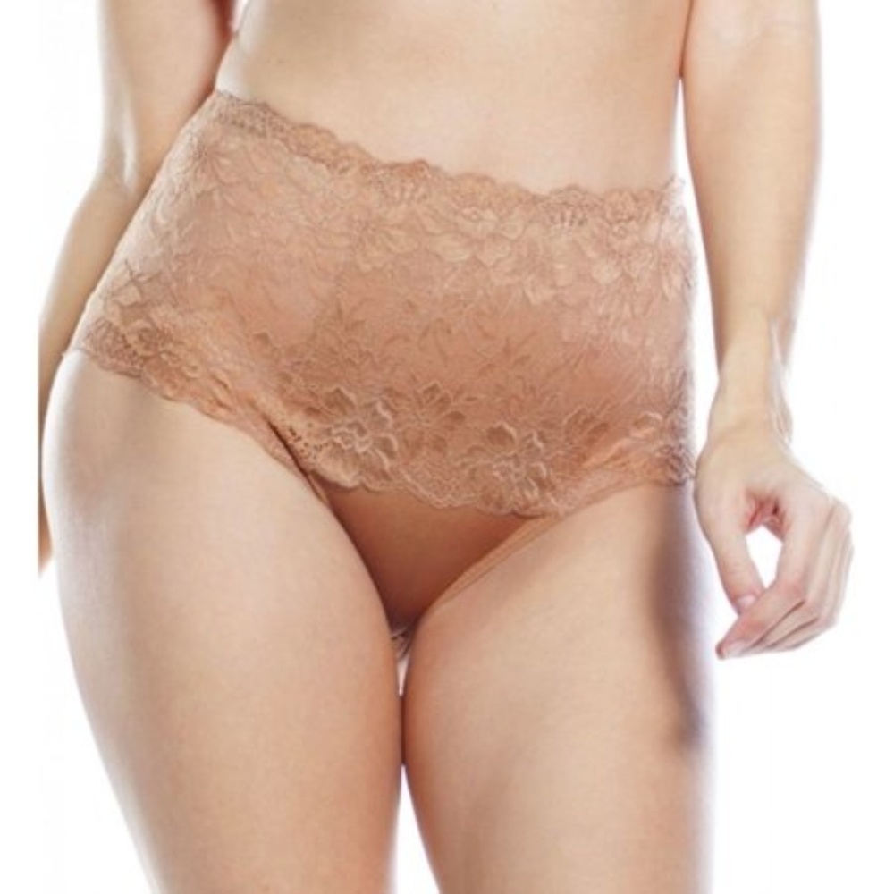 Women's Rhonda Shear 3901 Full Coverage Lace Brief
